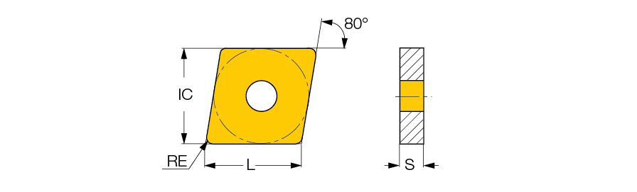 CNMG 120404-NF IC8150